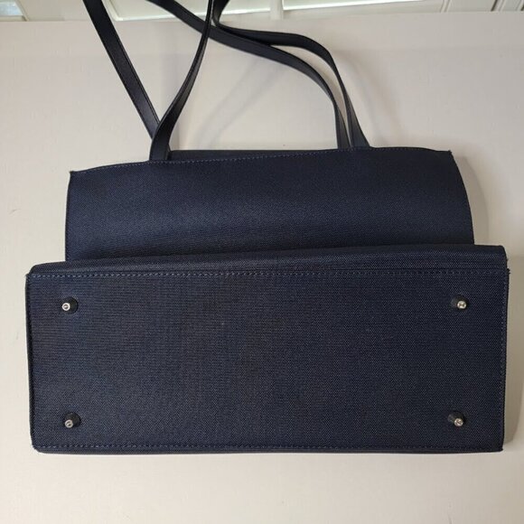 Preston & York Cloth Shoulder Bag - Blue & Red - Picture 12 of 15